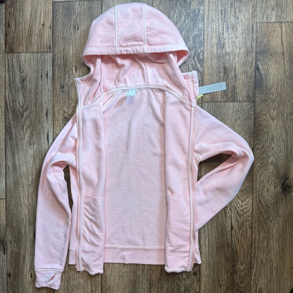 All in Motion Full Zip Hoodie Women’s Size XS Pink Thumbholes  NEW - Picture 8 of 13